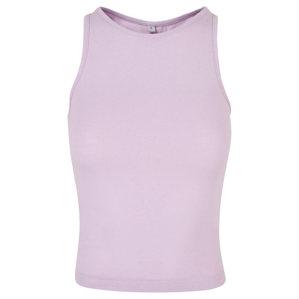 Build Your Brand Womens/Ladies Racerback Tank Top / Lilac
